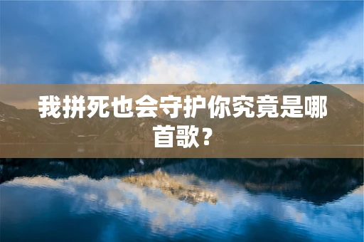 我拼死也会守护你究竟是哪首歌？
