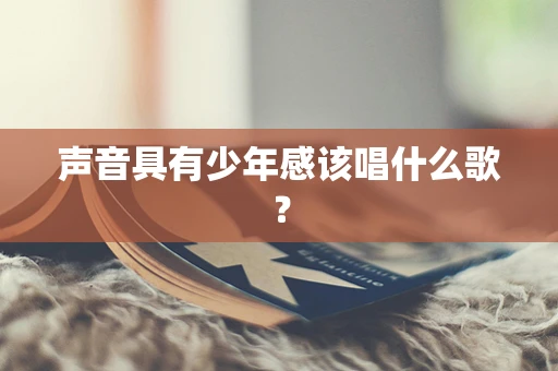 声音具有少年感该唱什么歌？
