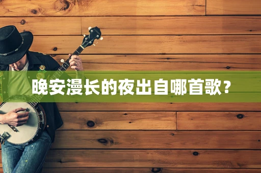 晚安漫长的夜出自哪首歌？