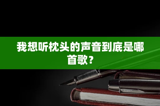 我想听枕头的声音到底是哪首歌？