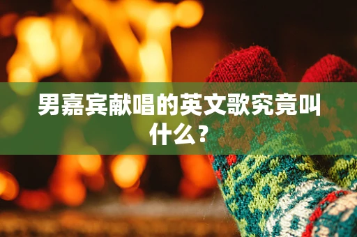 男嘉宾献唱的英文歌究竟叫什么？