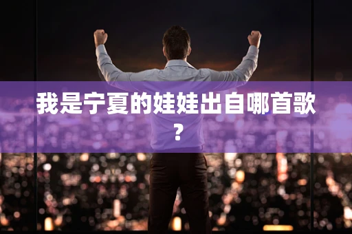 我是宁夏的娃娃出自哪首歌？