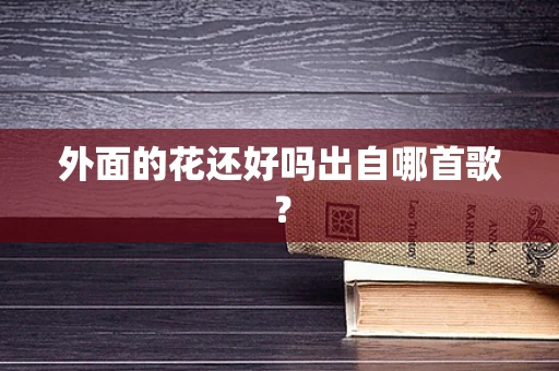 外面的花还好吗出自哪首歌？