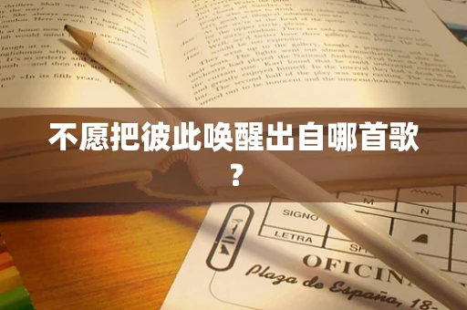不愿把彼此唤醒出自哪首歌？