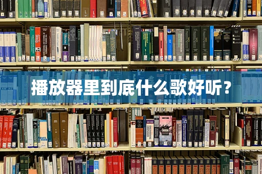 播放器里到底什么歌好听？