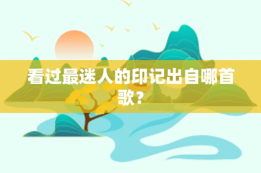 看过最迷人的印记出自哪首歌？