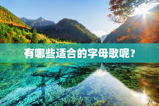 有哪些适合的字母歌呢？