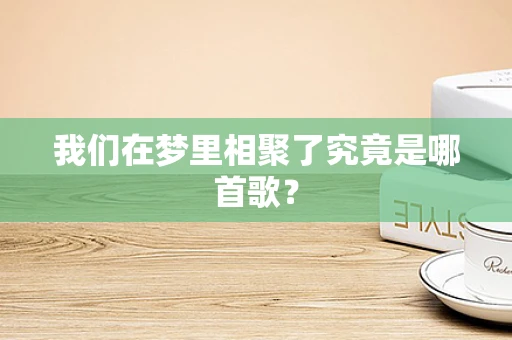 我们在梦里相聚了究竟是哪首歌？