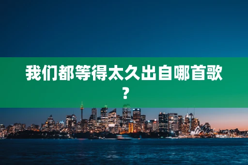 我们都等得太久出自哪首歌？