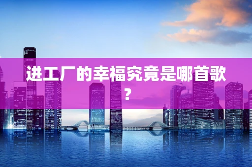 进工厂的幸福究竟是哪首歌？