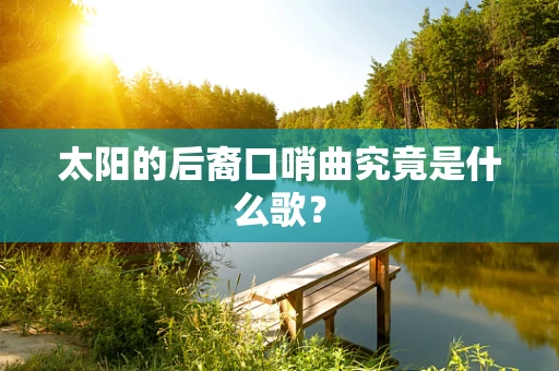 太阳的后裔口哨曲究竟是什么歌？