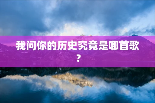 我问你的历史究竟是哪首歌？