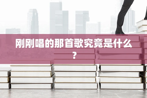 刚刚唱的那首歌究竟是什么？