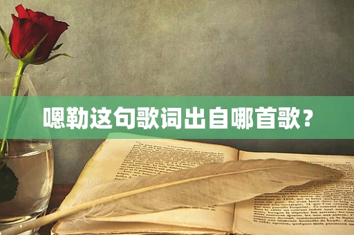 嗯勒这句歌词出自哪首歌？