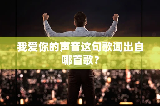 我爱你的声音这句歌词出自哪首歌？