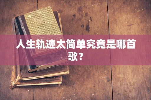 人生轨迹太简单究竟是哪首歌？