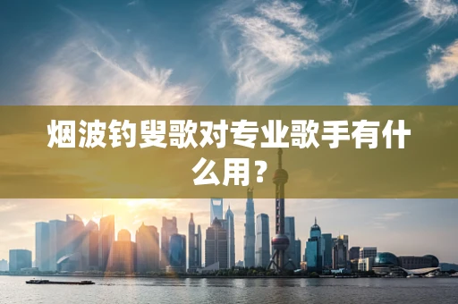 烟波钓叟歌对专业歌手有什么用？