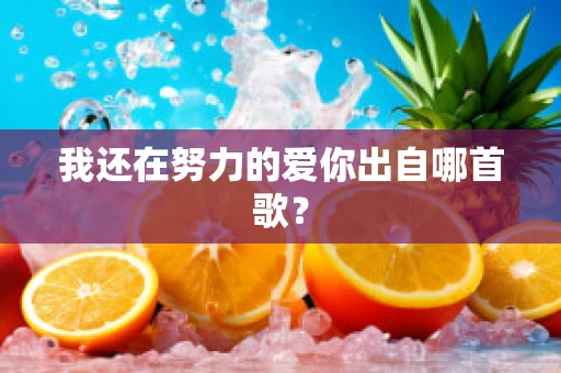 我还在努力的爱你出自哪首歌？