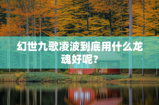 幻世九歌凌波到底用什么龙魂好呢？