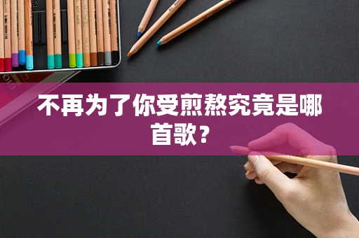 不再为了你受煎熬究竟是哪首歌？