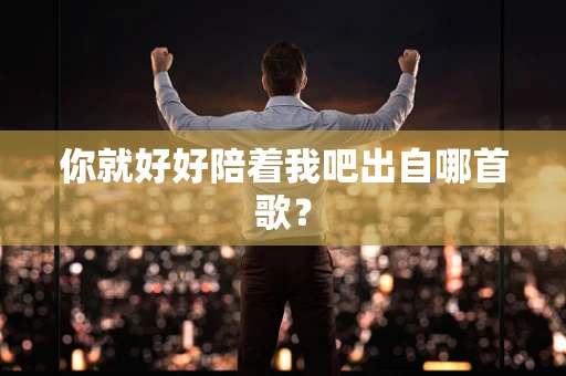 你就好好陪着我吧出自哪首歌？