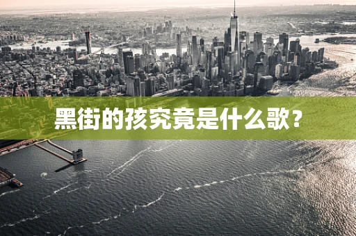 黑街的孩究竟是什么歌？