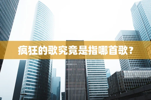 疯狂的歌究竟是指哪首歌？