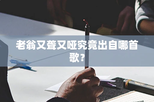 老翁又聋又哑究竟出自哪首歌？