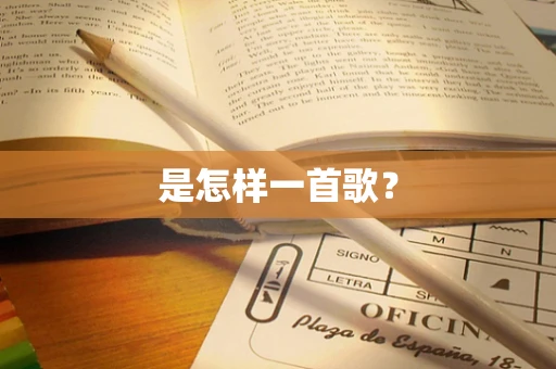 是怎样一首歌？