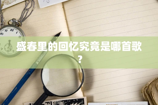 盛春里的回忆究竟是哪首歌？