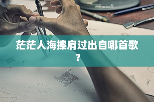 茫茫人海擦肩过出自哪首歌？