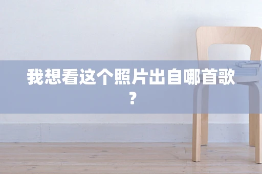 我想看这个照片出自哪首歌？