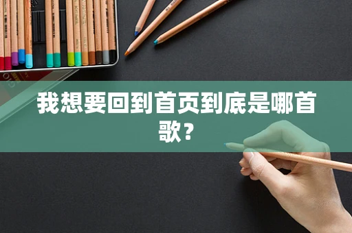 我想要回到首页到底是哪首歌？