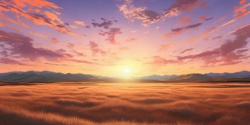 大平原下的夕阳究竟是哪首歌？