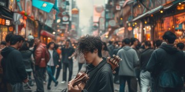 弟弟在街头卖艺究竟是哪首歌？